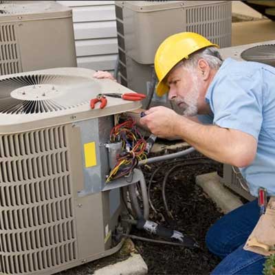 Installed air conditioner