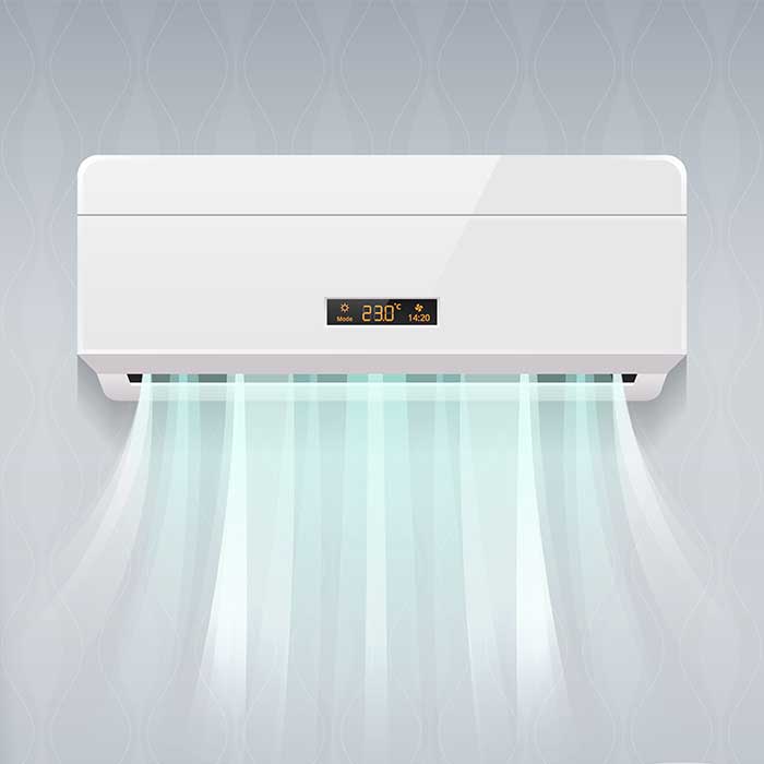 HVAC technician servicing equipment
